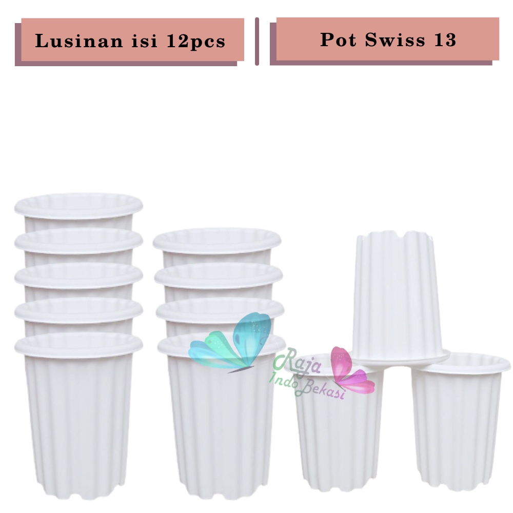 Lusinan 12pcs Pot Swiss 13 Putih Bening Transparan Hitam Merah Bata Merah Coklat Terracota Terracotta Mirip Pot Yogap Ypt 10 13 15 Putih Coklat Merah Bata Bening Transparan Pot Yogap 17 18 19 Pot Yogap Murah Pot Bunga Tinggi Pirus Tegak Bagus Tebal