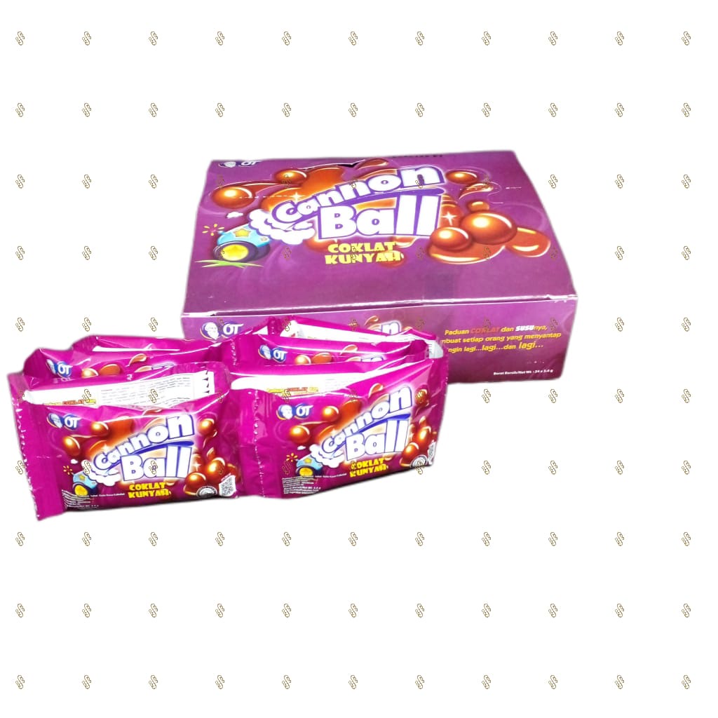 

Cannon Ball Choco 6.3gr - Pak Isi 24 Pcs