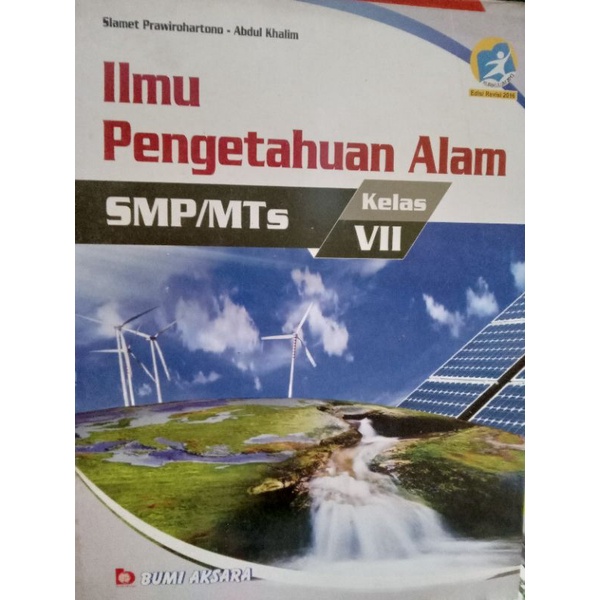 ilmu pengetahuan alam kelas 7 / 1 smp bumi aksara