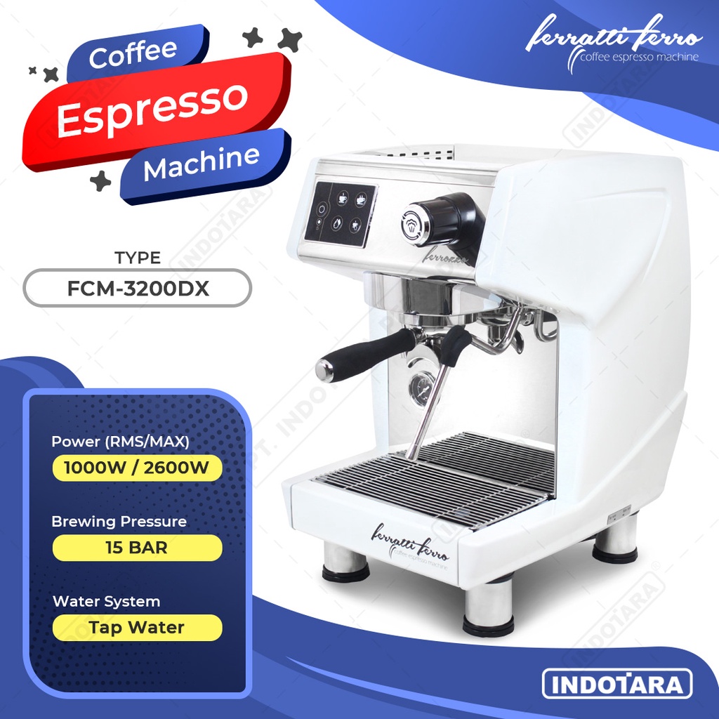 Mesin Kopi Espresso / Espresso Machine Ferratti Ferro FCM3200DX