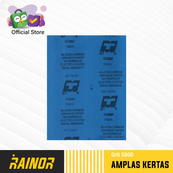 Amplas 100 Pcs Amplas Kertas Grit 5000 / Amplas P5000 Basah Kering