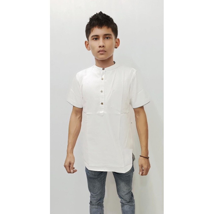 Kurta Anak Premium Putih Terlaris