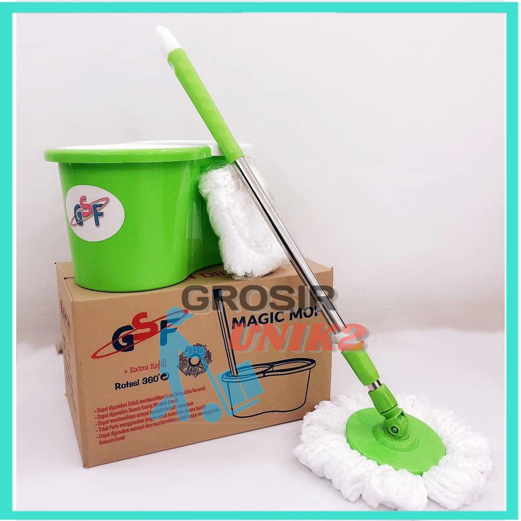 magic mop gsf ALAT PEL PEMBERSIH LANTAI PUTARAGIC MOP-SPIN MOP GSF-MAGIC MOP GSF MURAH grosir unik2