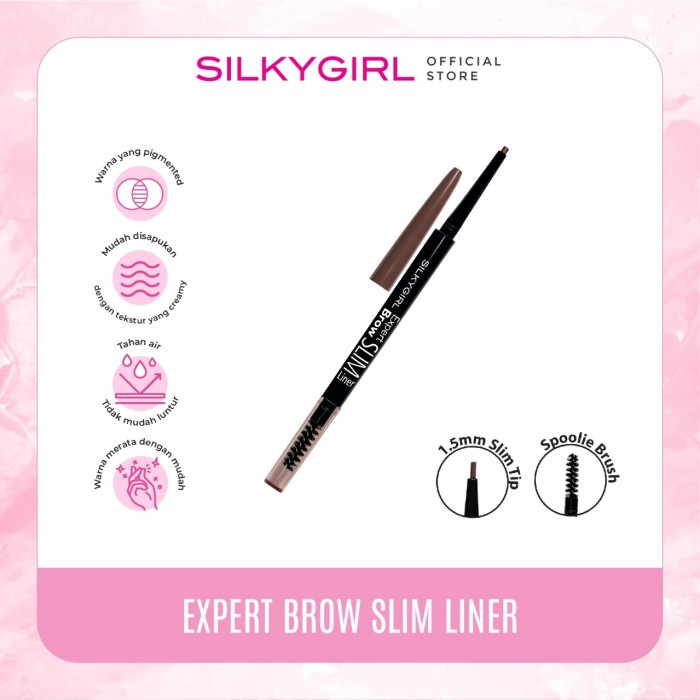 SILKYGIRL Expert Brow Slim Liner 02 Dark Brown