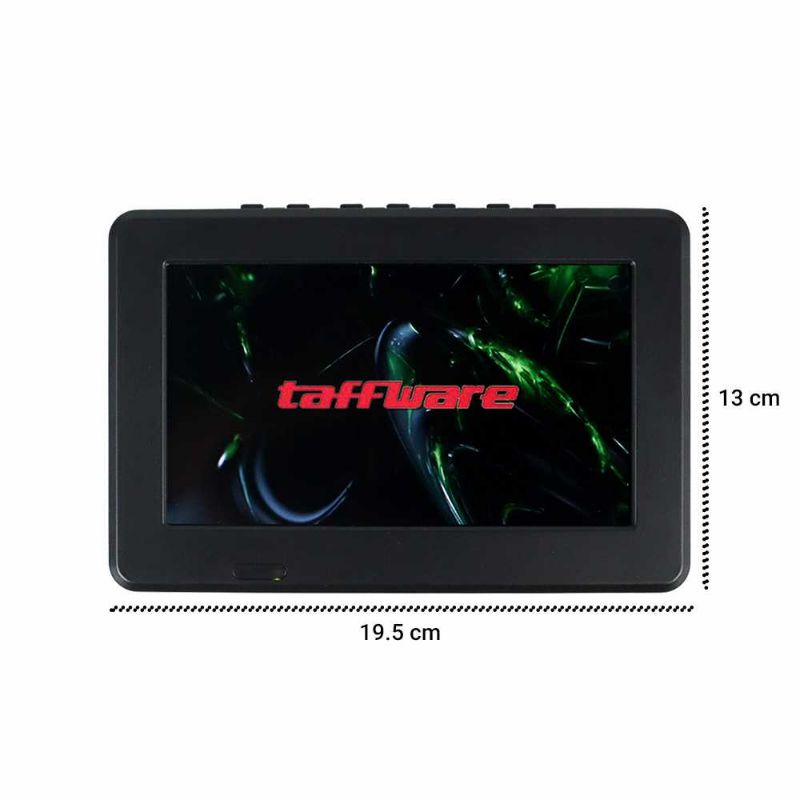 Taffware Portable TV Monitor 7 Inch DVB-T2 - D7 Mini Digital Televisi