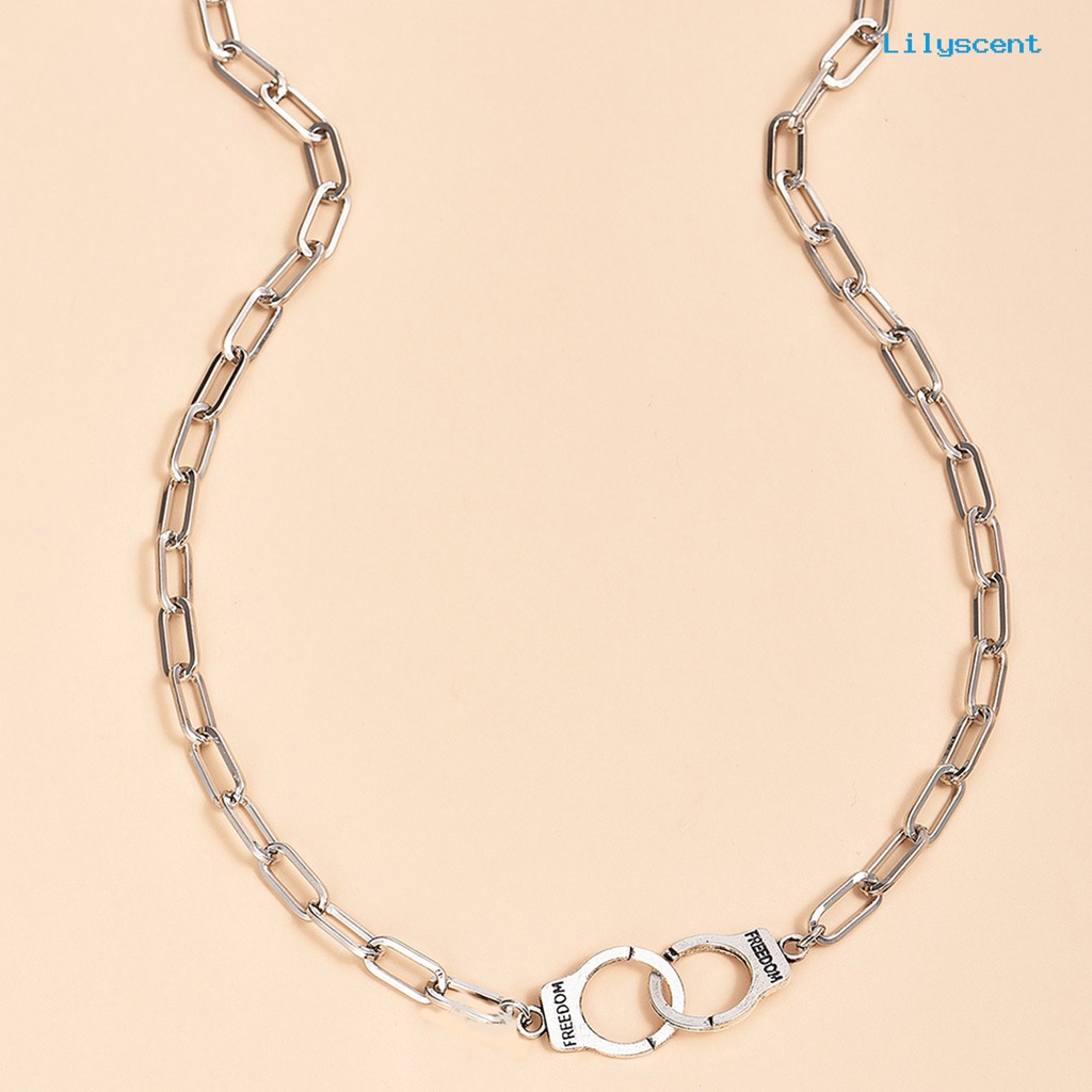 Ls Kalung Borgol Rantai O Desain Unik Anti Karat Infinity Interlocking Circle Collar Statement Necklace Untuk Wanita