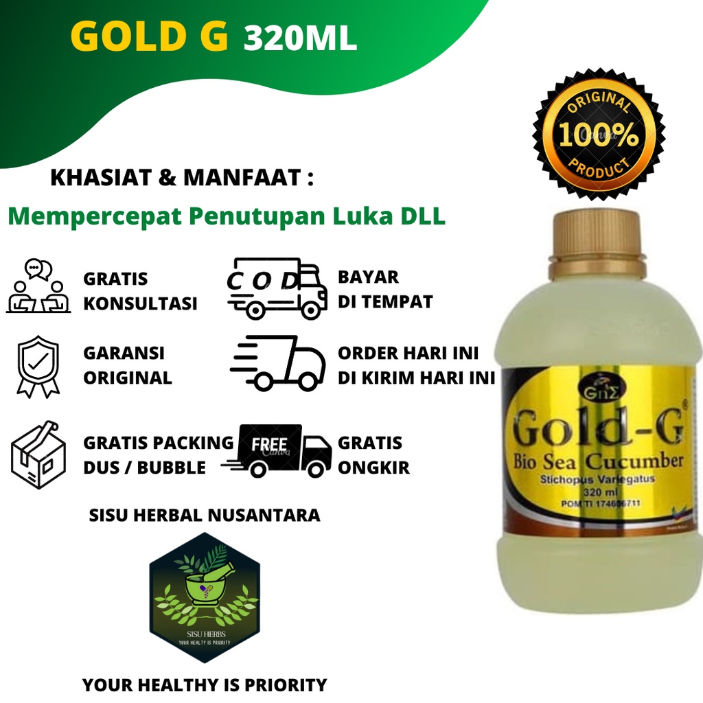 Jelly Gamat Gold G 320ml ORIGINAL