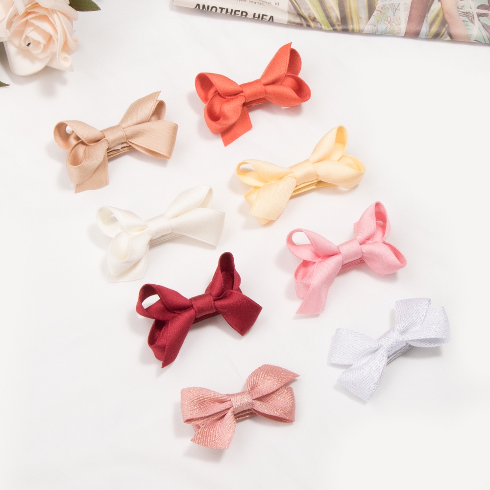 JEPIT RAMBUT PITA ANAK PEREMPUAN MODEL RIBBON KNOT BOW JEPITAN PONI RETRO GIRL BAYI BABY CUTE GIRLY KAIN WARNA SOFT PASTEL LEMBUT HAIR CLIP PIN HAIRCLIP HAIRPIN