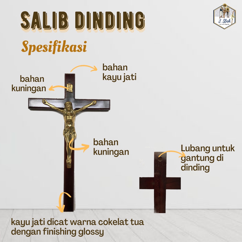 SALIB DINDING, JATI COKLAT SEDANG, CORPUS KUNINGAN