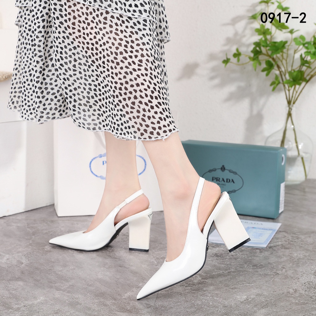 Pr Block Heels Pumps Ankle Strap 0917-2