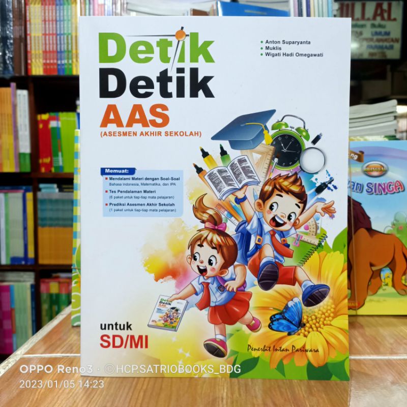 DETIK DETIK AAS SD 2023. BUKU DETIK DETIK US SD 2023. PLUS KUNCI JAWABAN.. LENGKAP.