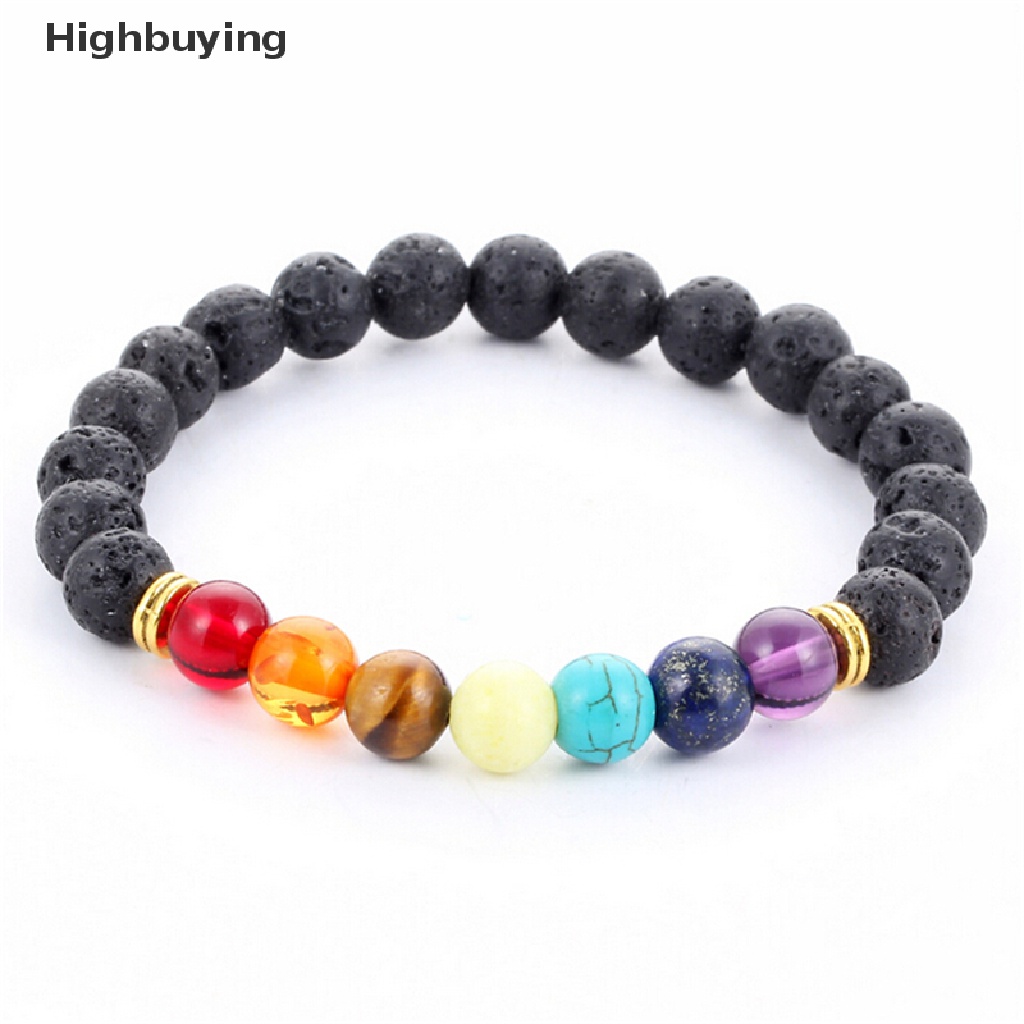 Hbid 1x Hot Wanita 7batu Permata Cakra Lava Batu Doa Reiki Manik Gelang Bangle Glory