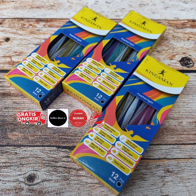 

KINGSMAN pulpen ulir warna/Pulpen kingsman/pen semi gel/pulpen murah/alat tulis