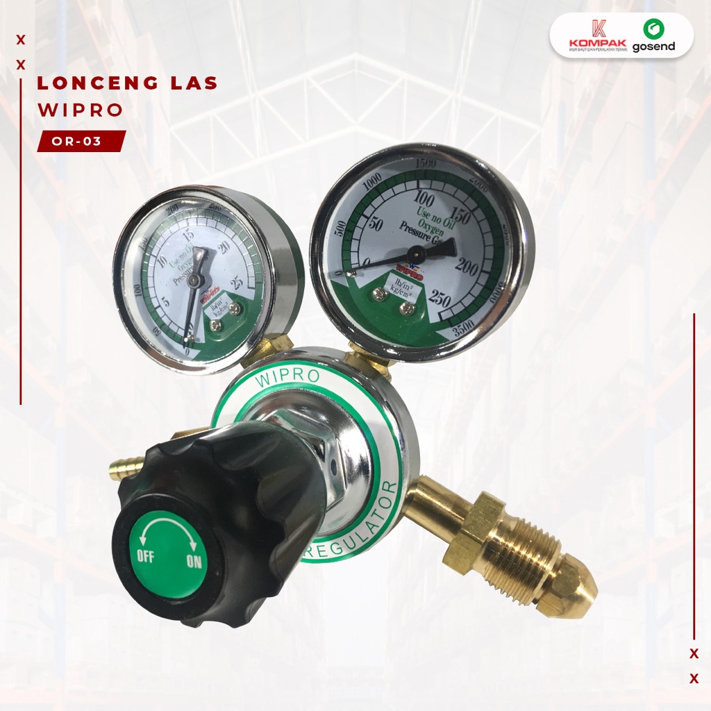 REGULATOR OXYGEN / OKSIGEN / O2 WIPRO OR 03 REGULATOR LAS