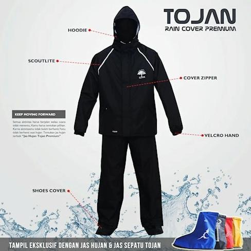 Jas Hujan premium tojan