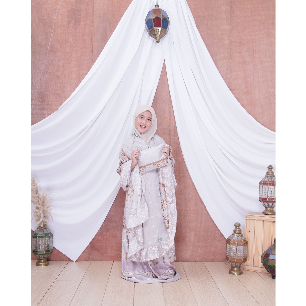 Mukena Anak sultan diory satin silk