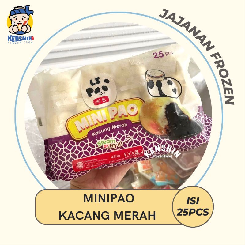 

MINIPAO KACANG MERAH / Kenshin Frozen Food