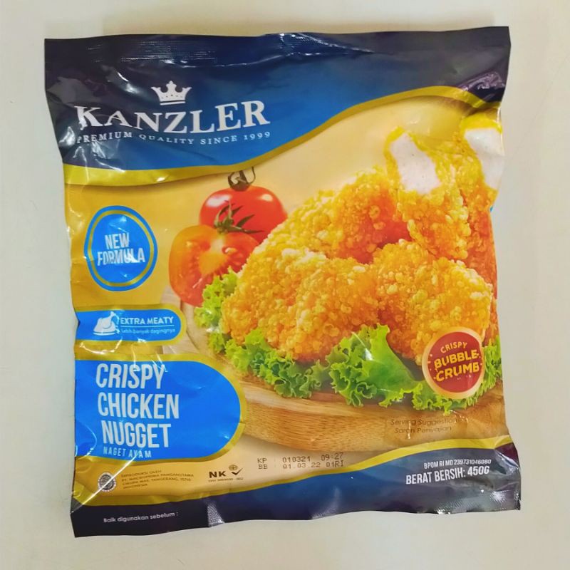 

Kanzler Naget Crispy 450gr Instant Sameday Ready Poris