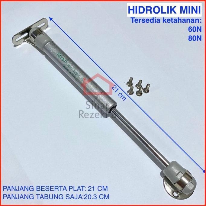 Hidrolik Mini 80 N 8 Kg 21 cm Kecil Jok Motor Gas Spring Dapur Lemari