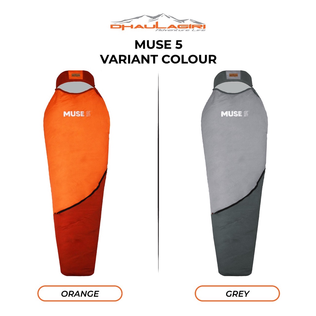Dhaulagiri Sleeping Bag Muse 5 SB Bulu Sleeping Bag Bulu Angsa DH Kantong Tidur Outdoor Camping Seli
