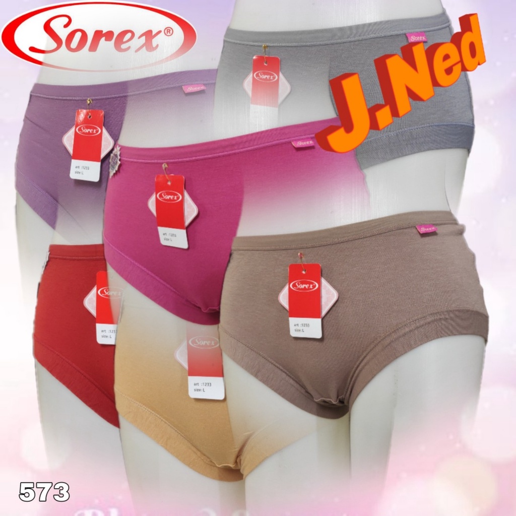 J573 CELANA DALAM WANITA SOREX KATUN SOFT AND COMFORT M -XXL