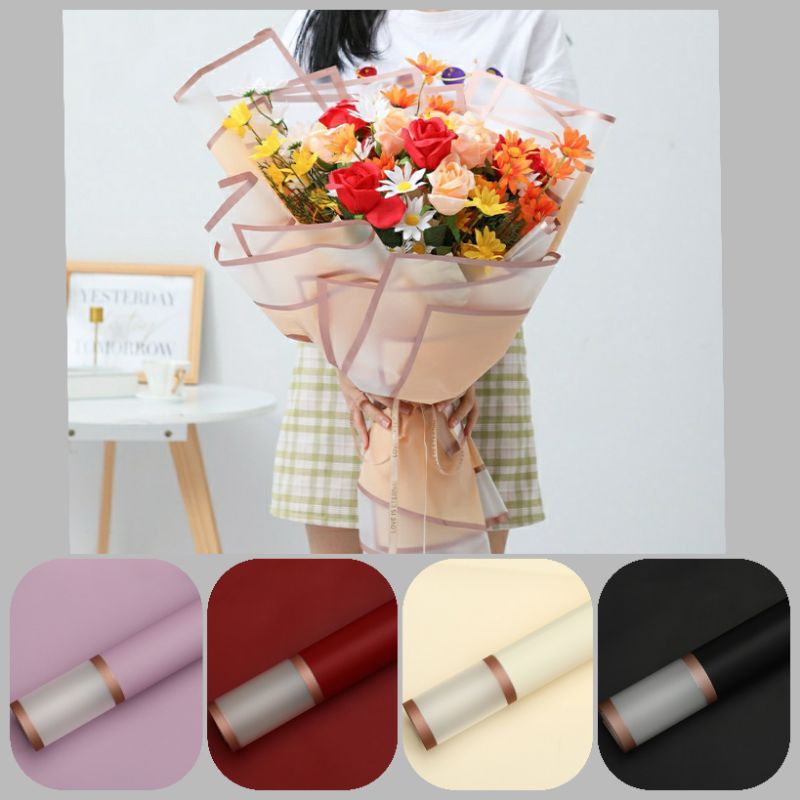 

FLOWER WRAPPING LIST KERTAS BUKET BUNGA TRANSPARAN MQ1518
