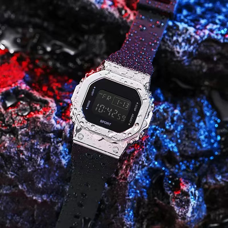 Jam Tangan Pria&amp;Wanita Sport Digital Best Seller Tali Rubber Anti Air Import