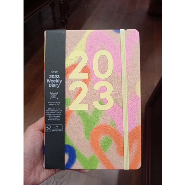 

Agenda/Planner Weekly 2023/ Ukuran A5/ 200Line Pages,Cover Kulit,