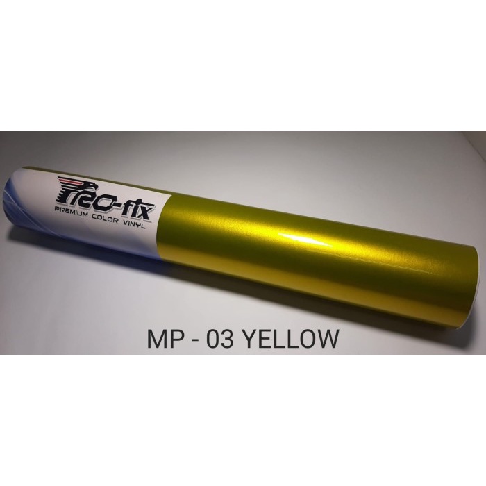 

TERLARIS | Stiker Profix Metallic Paint Motor - ROLL - Skotlet Vinyl Sticker - 03MP - Yellow