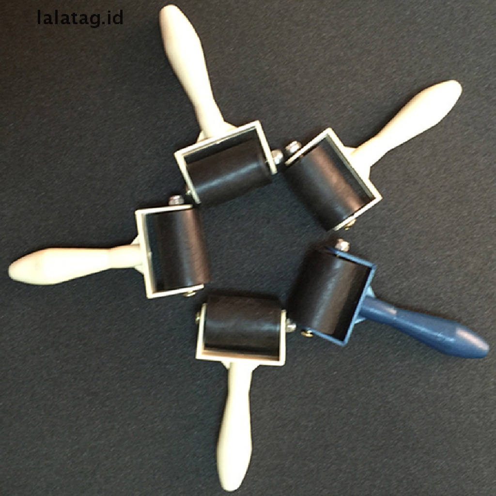 [lalatag] Karet Clay Roller Gerabah Rolling Pin Alat Pemodelan Anti Lengket Brayer Art Clay [ID]