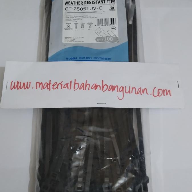 Cable Ties Panjang 25 cm Ikat Kabel Tiang Listrik Hitam PLN Per Pack citrab44 Ayo Beli