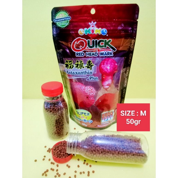 OKIKO QUICK RED HEAD MARK LOUHAN REPACK 10/20/50gr MURAH