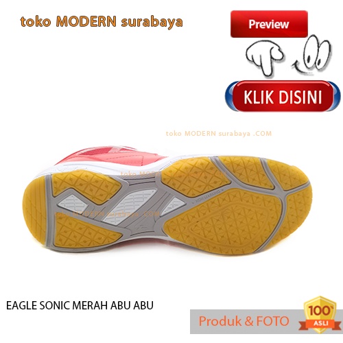 Sepatu Olahraga Pria Sepatu Badminton Kets tali EAGLE SONIC