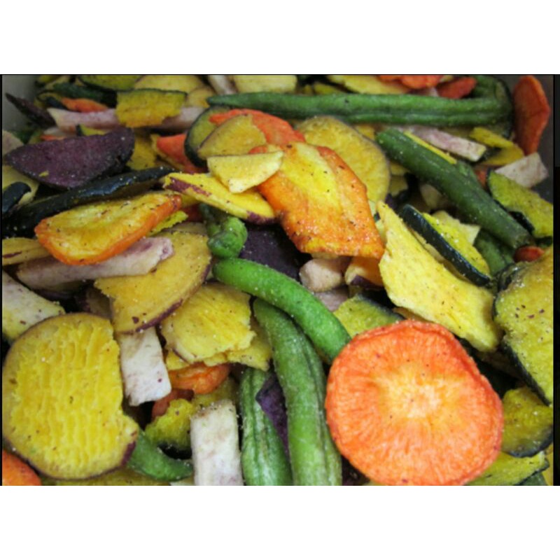 

Kripik Sayur 100 gram dan Buah Nangka Apel Salak Okra