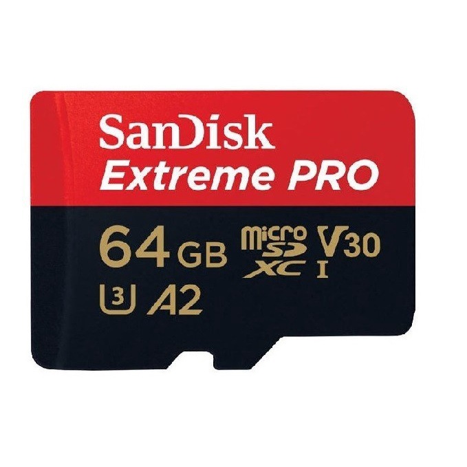 MICRO SD MICROSD SANDISK EXTREME PRO MEMORY UHS-I 64GB 200MBPS