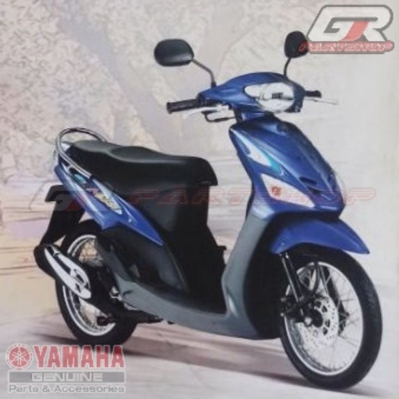 STRIPING BODY FULL SET MIO SPORTY BIRU 2006 ORI YGP ORIGINAL YAMAHA GRAPHIC STIKER FULLSET