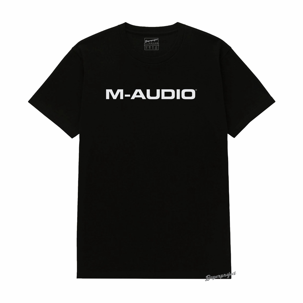 Kaos Audio Sound System logo M-AUDIO cotton combed 20s