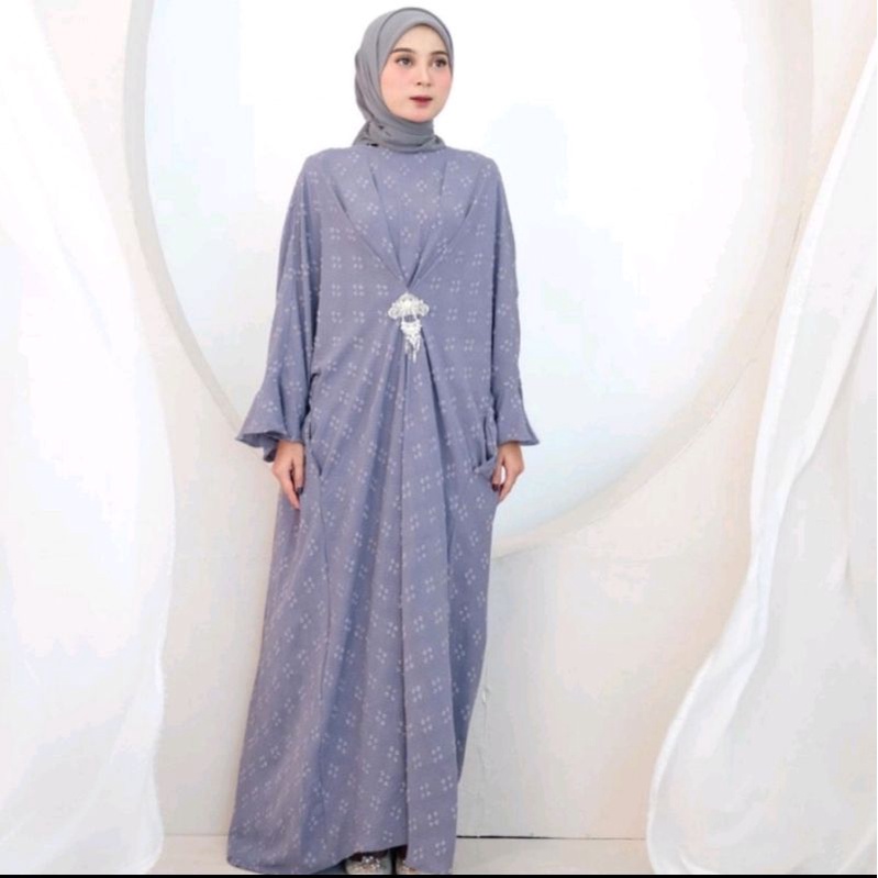 PRELOVED Kamila kaftan By Cordy baju lebaran