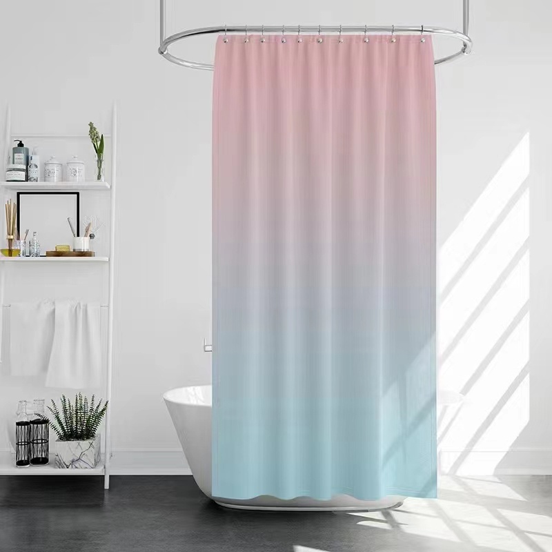 (SerbaSerbi)Gorden Kamar Mandi Bahan Polyester Tirai Pintu Kamar Mandi Dan Jendela Tebal dan Halus 180cm x 180 cm