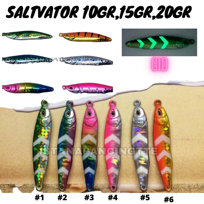 METAL JIG EXODUS SALTVATOR GEN 2 METAL HUNTER 10GR / 15GR/ 20GR
