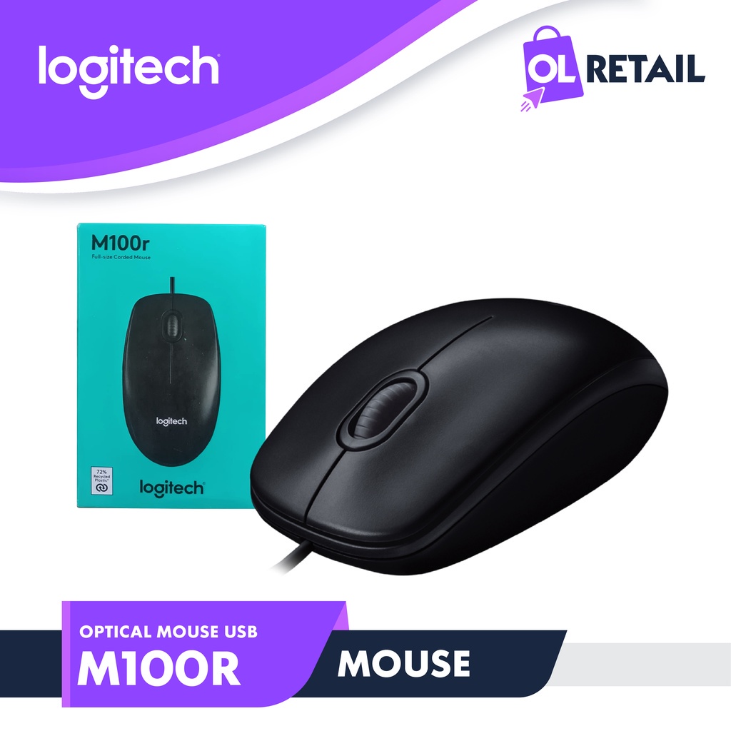 Jual M100r Wired Mouse Logitech kabel mouse m100 | Shopee Indonesia