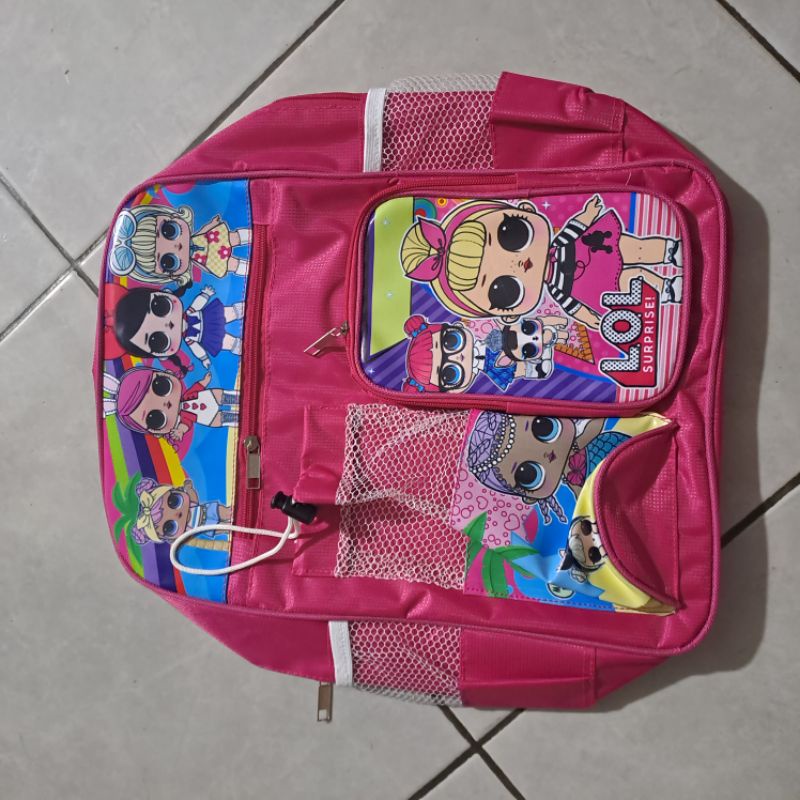 Tas Ransel ukuran SD model printing botol