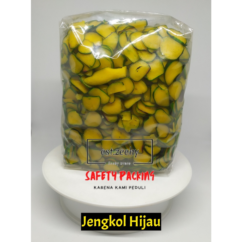 

Kerupuk Rasa Jengkol Warna Hijau Kemasan 1 Kg