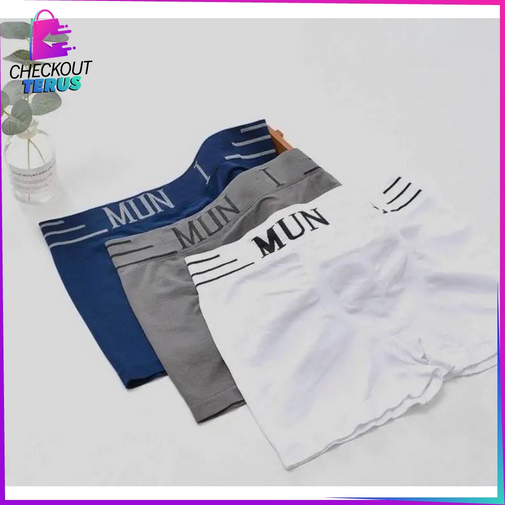 CT P40 Celana Dalam Pria Boxer Men Underwear Kolor Sempak Import Celana Pendek Cowok Nyaman Murah