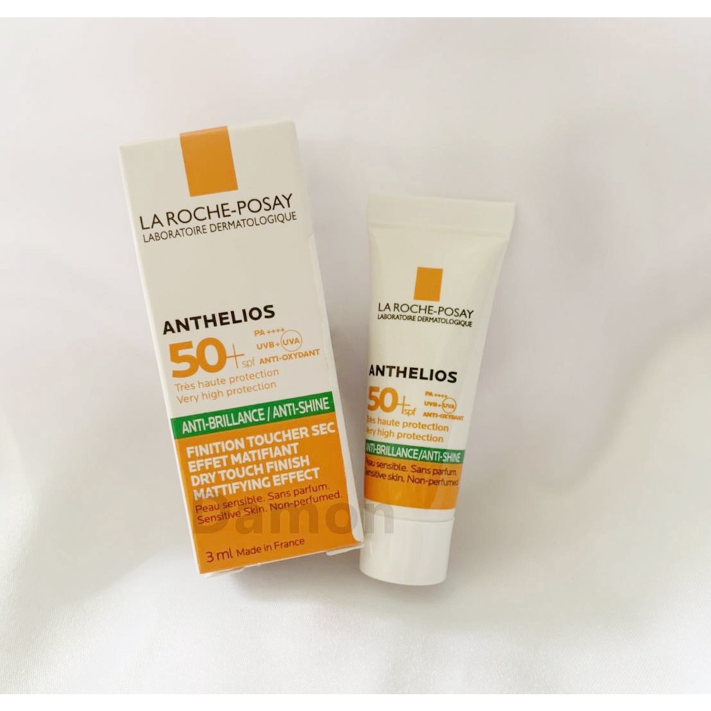 La Roche Posay Anthelios Dry Touch SPF 50+ PA++++ 3ml - Sunscreen Kulit Berminyak/ Sensitif La Roche