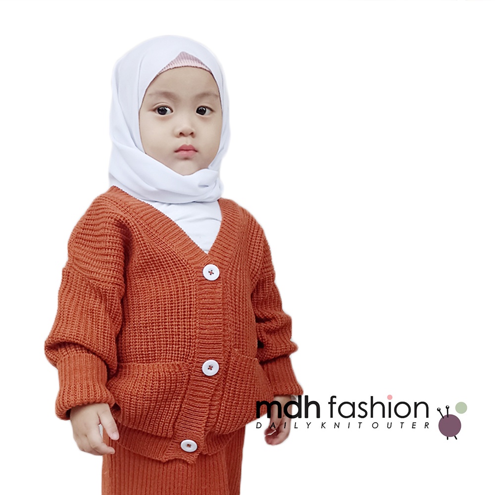 Cardigan Rajut Anak Polos Tebal Berkualitas