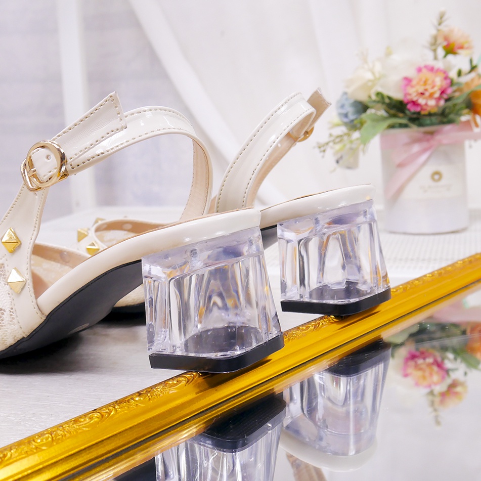 Bernx's Shoes - Sepatu Pesta Wanita Glory Heels Kaca 5 cm