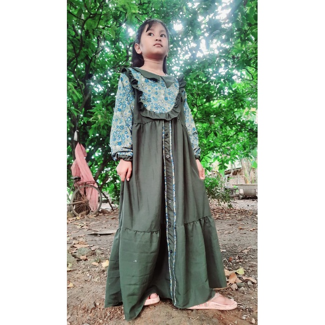Promo GAMIS ANAK TANGGUNG NABILA BEST SELLER ESTIMASI 7-12  TAHUN Keren