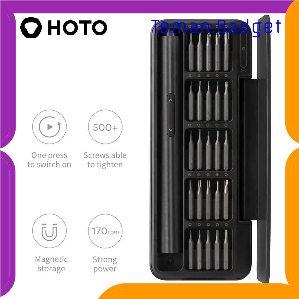 TG-PKK Obeng Elektrik Set Screwdriver Magnetic Bits 25 in 1 - QWLSD010