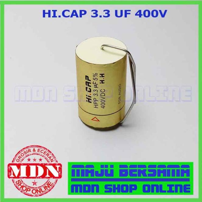 - Hi Audio Kapasitor 3.3 Hicap 400V Kapasitor Kualitas Bagus Cap Uf